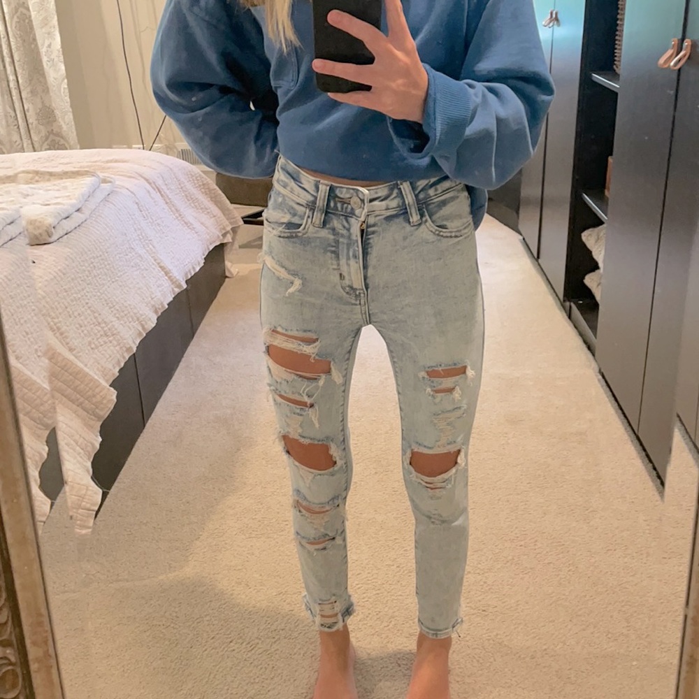 American Eagle Super High Rise Jegging
